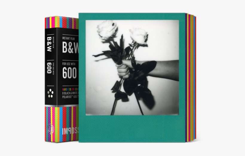 Impossible Instant Black And White Film With Hard Color - Impossible B&w Film For 600 Hard Color Frame, transparent png download