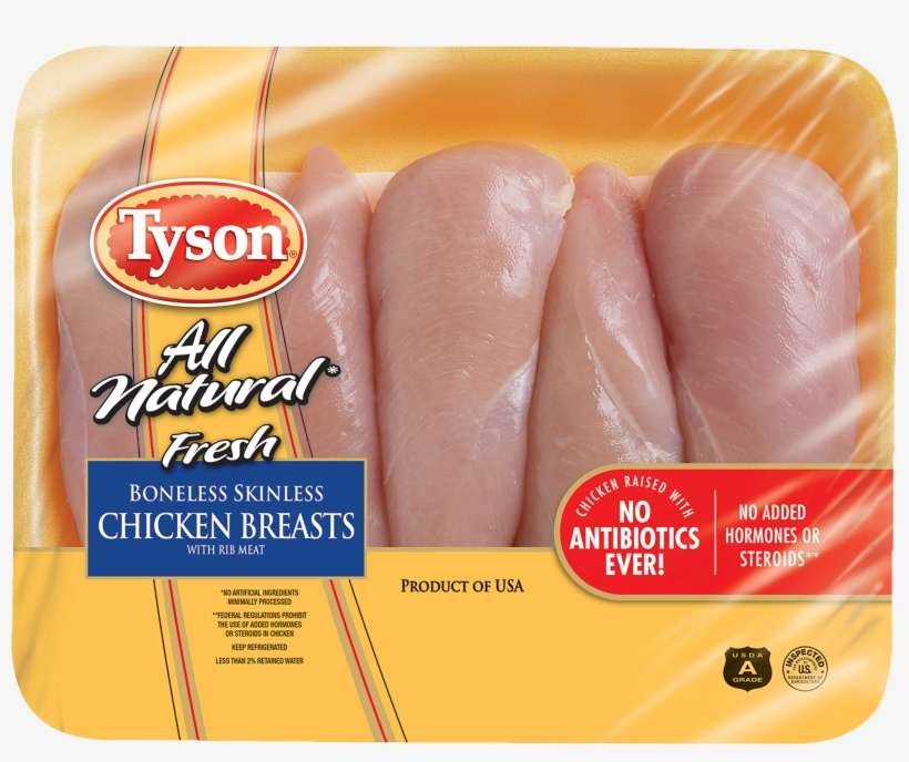 Tyson® All Natural Fresh Boneless Skinless Chicken - Nature Raised Farms Chicken Breast Tenderloins, transparent png download