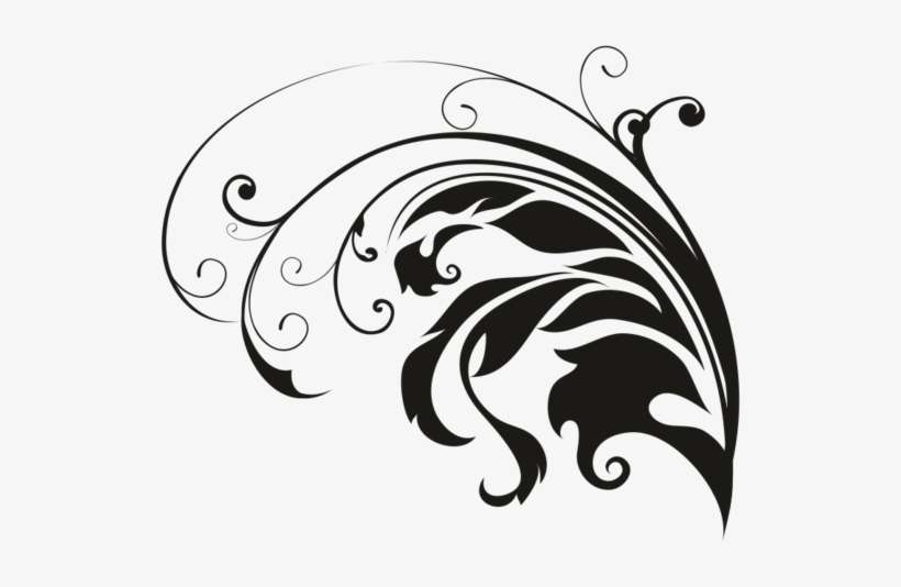 Vinilo Decorativo Ornamento - Indigos Ug Wandtattoo W314 Blatt Ranke Baum Pflanze, transparent png download