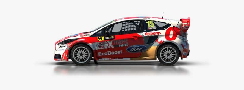 Dirt Rally Ford Fiesta Rallycross - World Rally Car, transparent png download