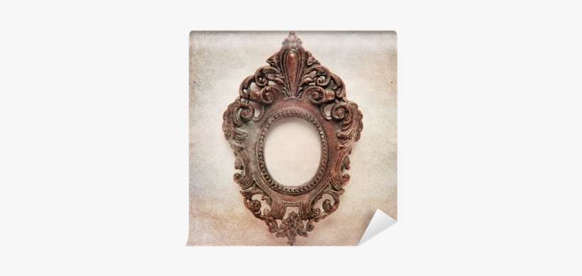 Shabby Chic Background With Antique Frame Wall Mural - Antique, transparent png download