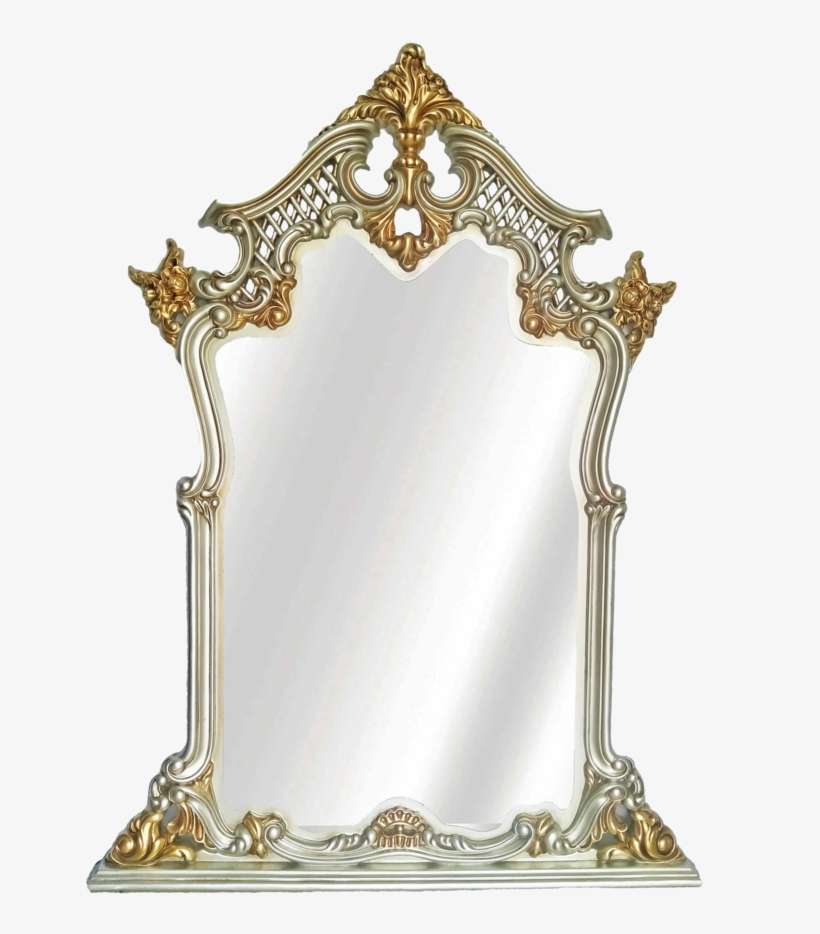 Antique Frame Mirror - Mirror, transparent png download