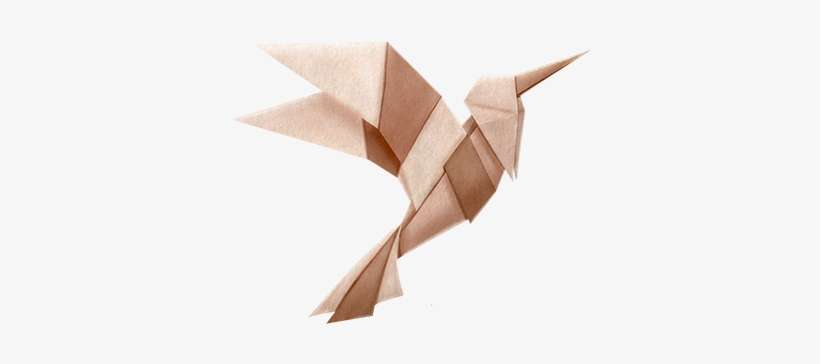 The Humming Bird, Is The Guardian Of Kami's Beauty - Bird Origami Png, transparent png download