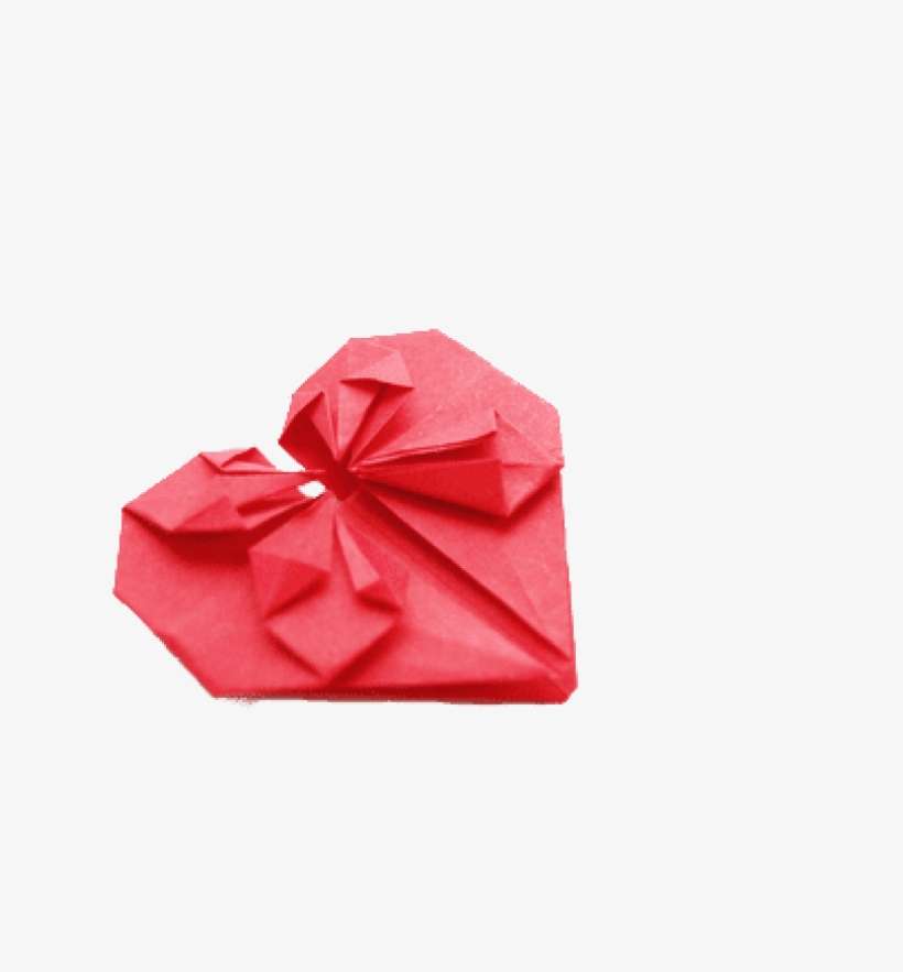 Free Png Heart Shaped Origami Png Images Transparent - Валентинки Направи Си Сам, transparent png download