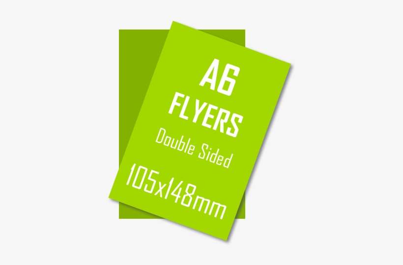 1,000 A6 Flyers - Flyer 105 X 148 Mm A6, transparent png download