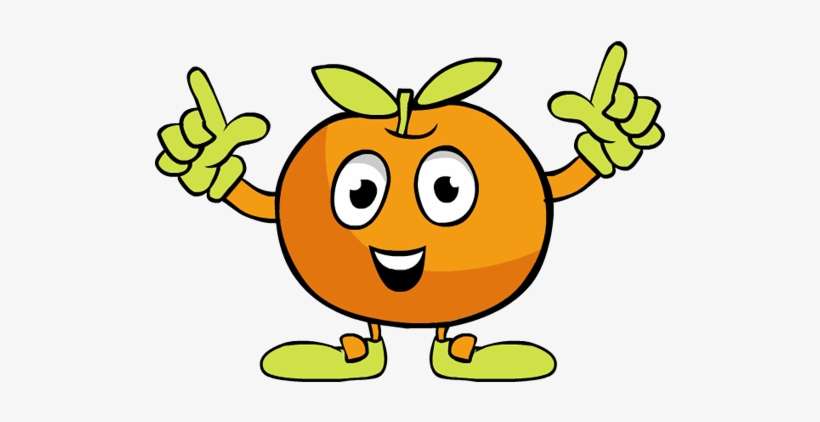 Clip Art Thanksgiving Orange Fruit Dancing Shoes Gloves - Orange Fruit Person Clipart, transparent png download