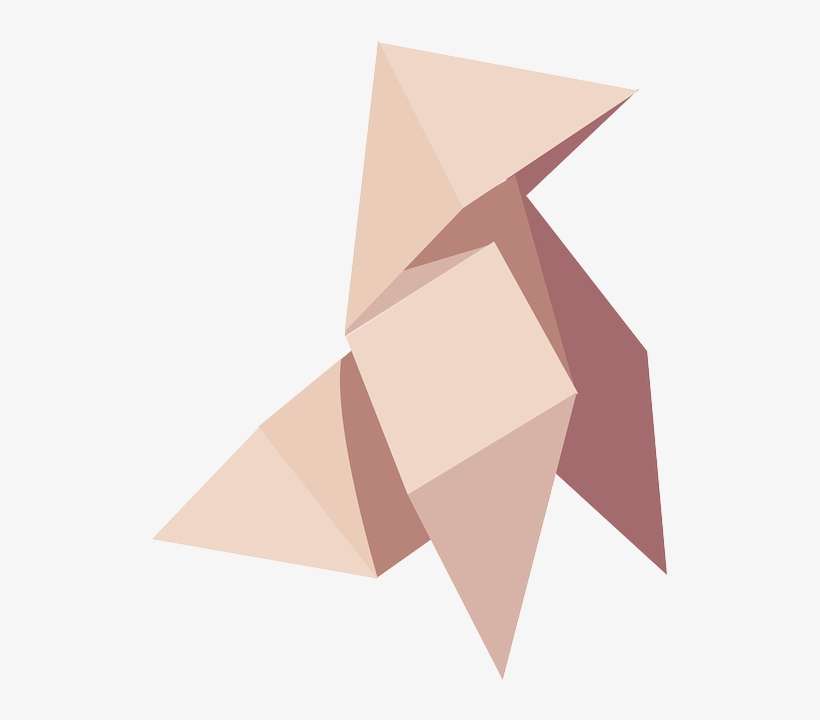 Origami, Paper, Folding, Structure - Origami De Papel Png, transparent png download