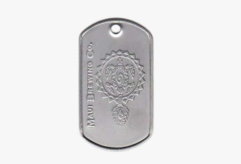 Custom Embossed Logo Dog Tag With Maui Brewing Logo - Dog Tag, transparent png download