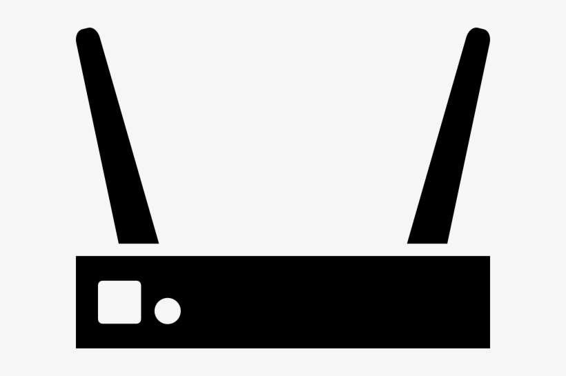 Wi Fi Icon Clip Art At Clker - Router Clip Art, transparent png download