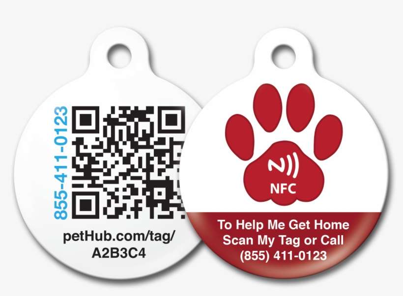 Pethub Nfc Tags Nfc Tags With Qr Code PNG Image Transparent PNG