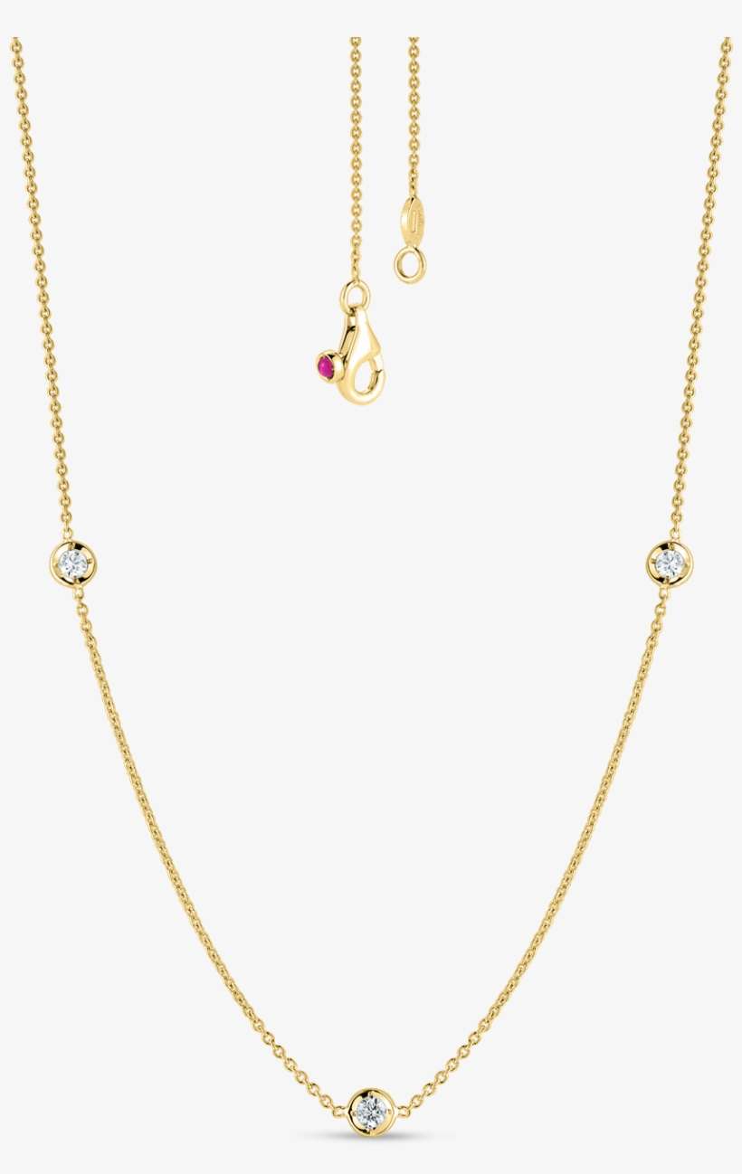 Roberto Coin Diamonds By The Inch 18k Yellow - Necklace, transparent png download