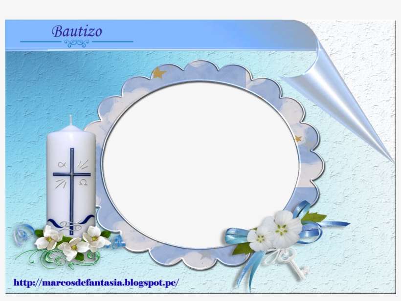 Fotografias Del Primer Sacramento Como Es El Bautizmo - Marcos Png De Bautizo, transparent png download