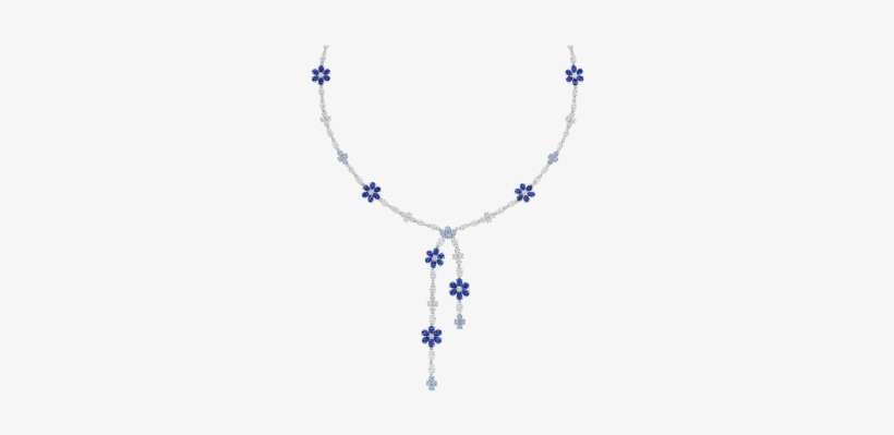 Forget Me Not By Harry Winston, Lariat Sapphire And - Necklace, transparent png download