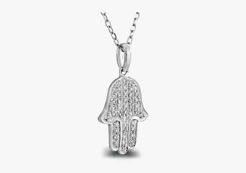 Diamond Hamsa Pendant - Locket, transparent png download