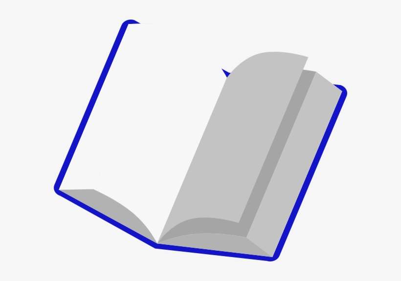 Book Clipart Blue - Blue Book No Background, transparent png download