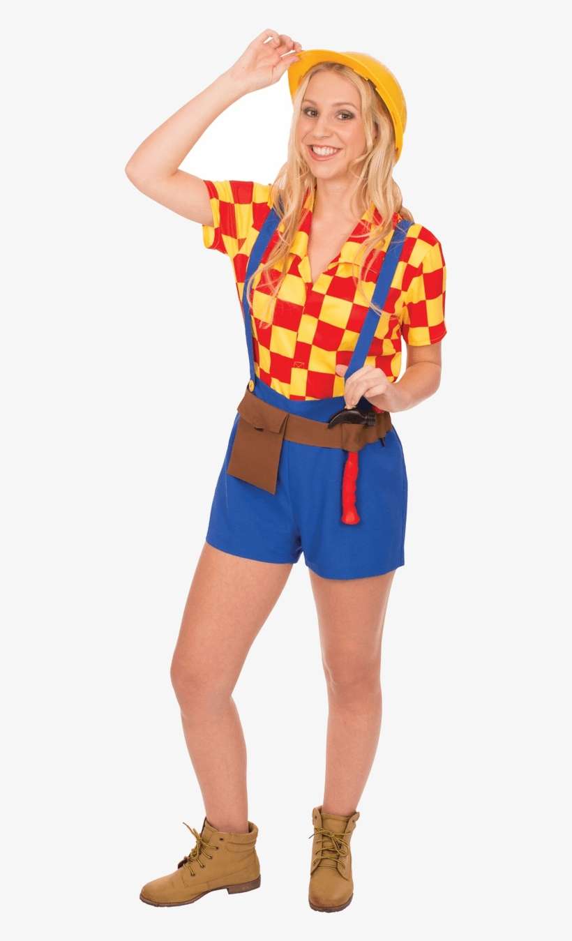 Bob The Builder Costume Woman, transparent png download