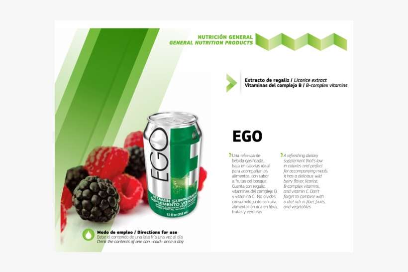 Ego Vitamin Supplement Drink, transparent png download