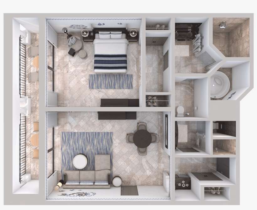 Premier Suite With Balcony & Parlor - Hilton Los Cabos Beach & Golf Resort, transparent png download