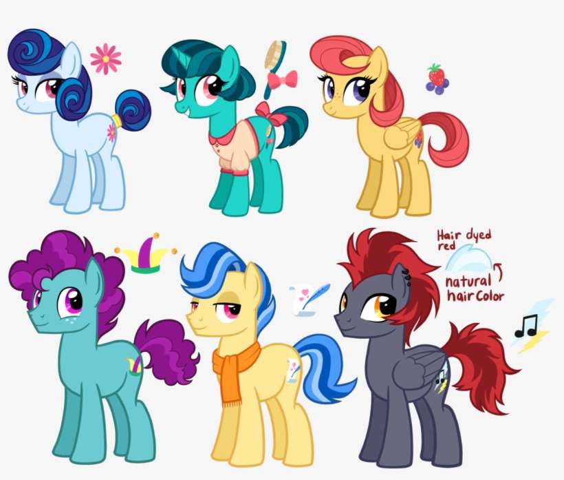 Thecheeseburger, Berries, Blue Hair, Bow, Brush, Cute, - Cartoon, transparent png download