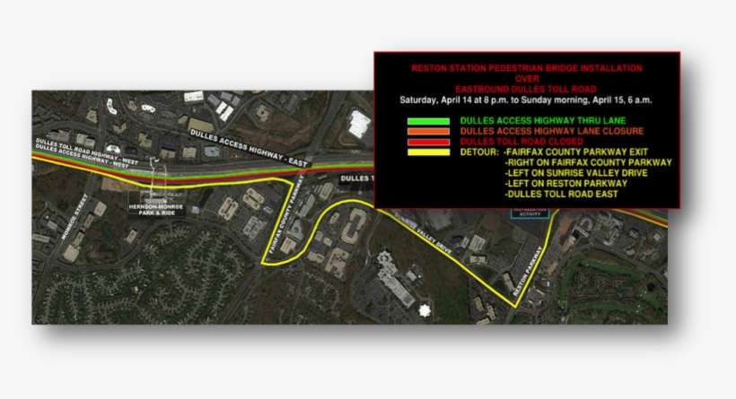 All Dtr Traffic Heading To Fairfax County Parkway, - Junction, transparent png download