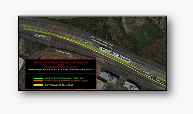 Dulles Access Highway Traffic Heading To Centreville - Freeway, transparent png download