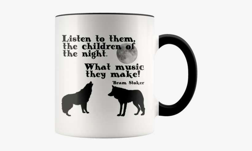 Children Of The Night Coffee Mug - Wolf 5'x7'area Rug, transparent png download