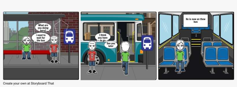 Bus Stop - Illustration, transparent png download