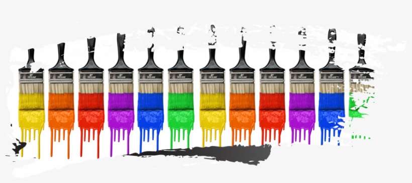 Paint Brushes And Paint, transparent png download
