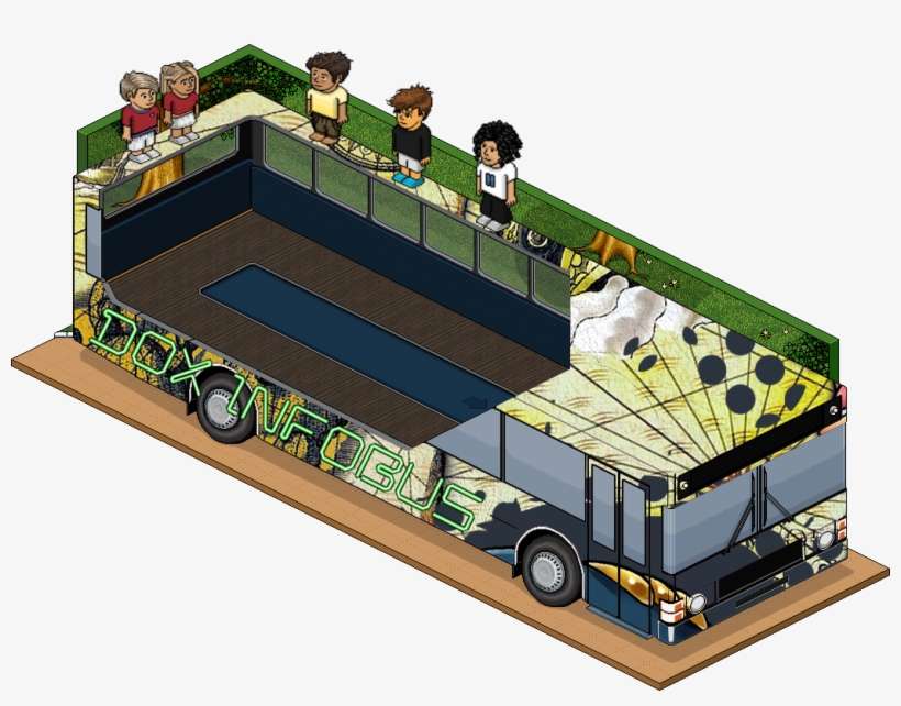 Info Bus - Habbo Infobus Bg, transparent png download