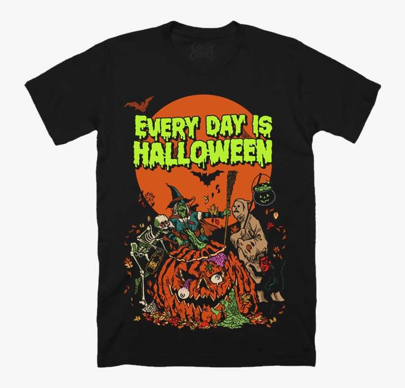 Cavity Colors Every Day Is Halloween T-shirt - Terrifier T Shirt, transparent png download
