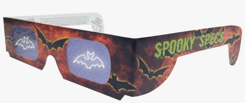 Halloween Bat Glasses - Halloween 3d Glasses, transparent png download