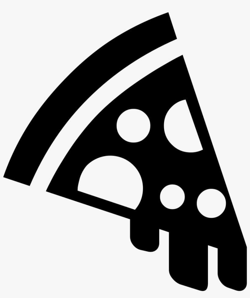Pizza Comments - Black Icon Pizza Png, transparent png download