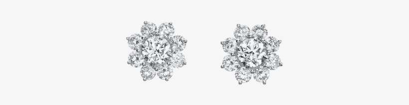 Harry Winston Sunflower Earrings, transparent png download