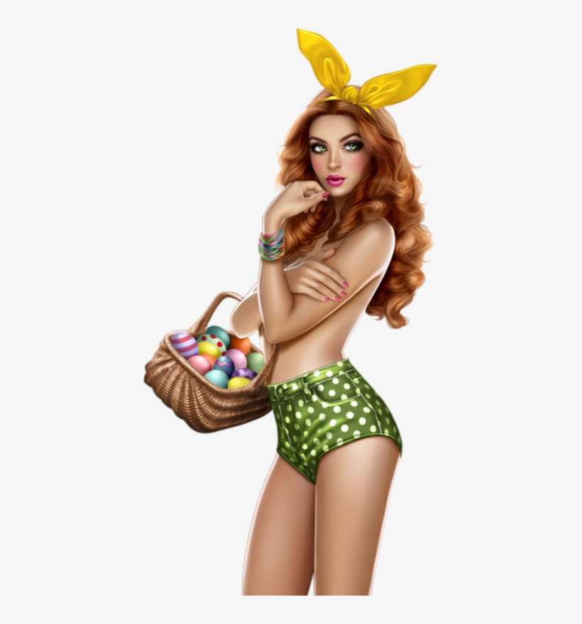 Sexy Easter Girl Png, transparent png download