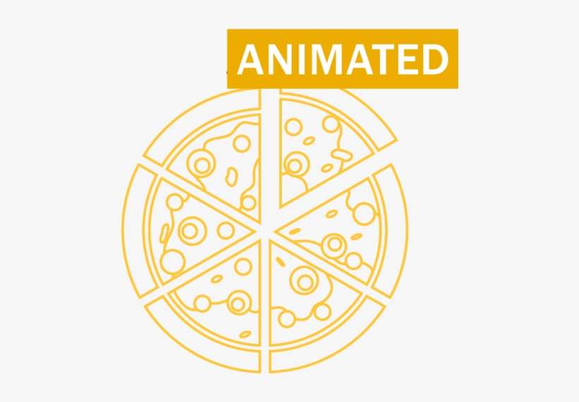 Black Pizza Icon - Icon, transparent png download