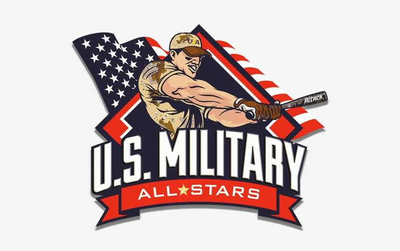 Logos - Us Military Allstars Baseball Team, transparent png download