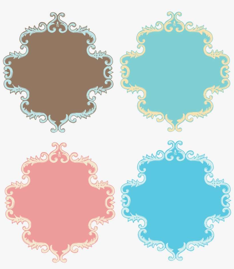 Vintage Frame Vector Png - Circle, transparent png download