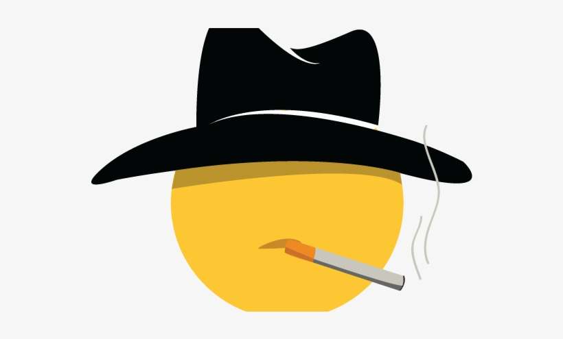 Download Emojis Wow247 Gangster - Gangster Emoji | Transparent PNG