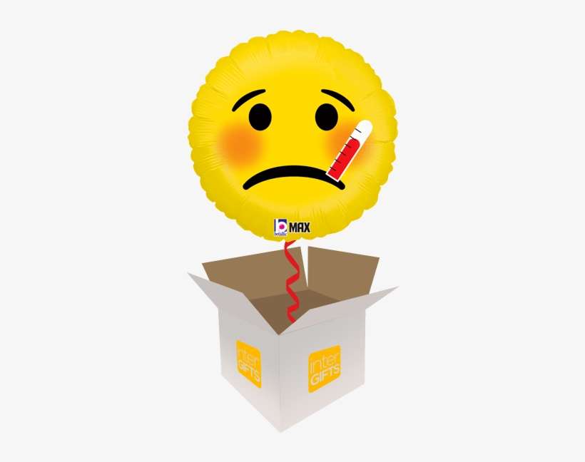 Sick Emoji - Emoji Get Well, transparent png download