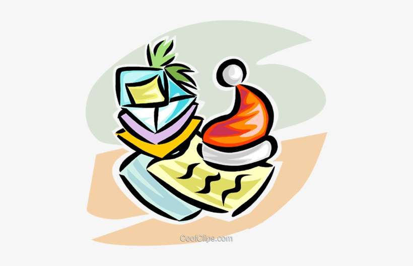 Santa Hat And A Letter/list Royalty Free Vector Clip - Illustration, transparent png download