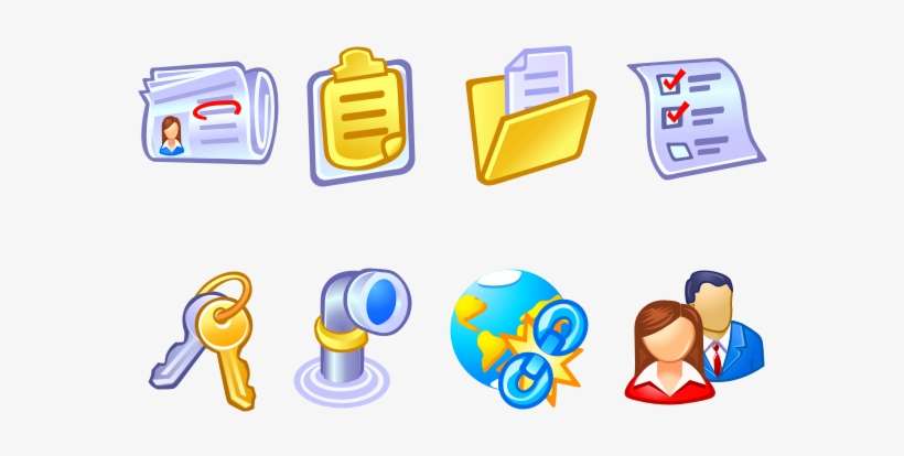 Vista Style Business And Data Icons - Icon Images .ico Free Download, transparent png download