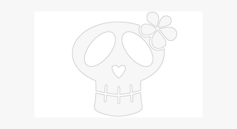 Skull Png Girl, transparent png download