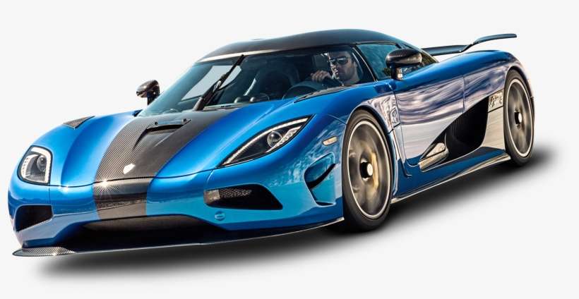 Agera Blue Car Png Image Purepng Free - Koenigsegg Agera Rs Transparent, transparent png download