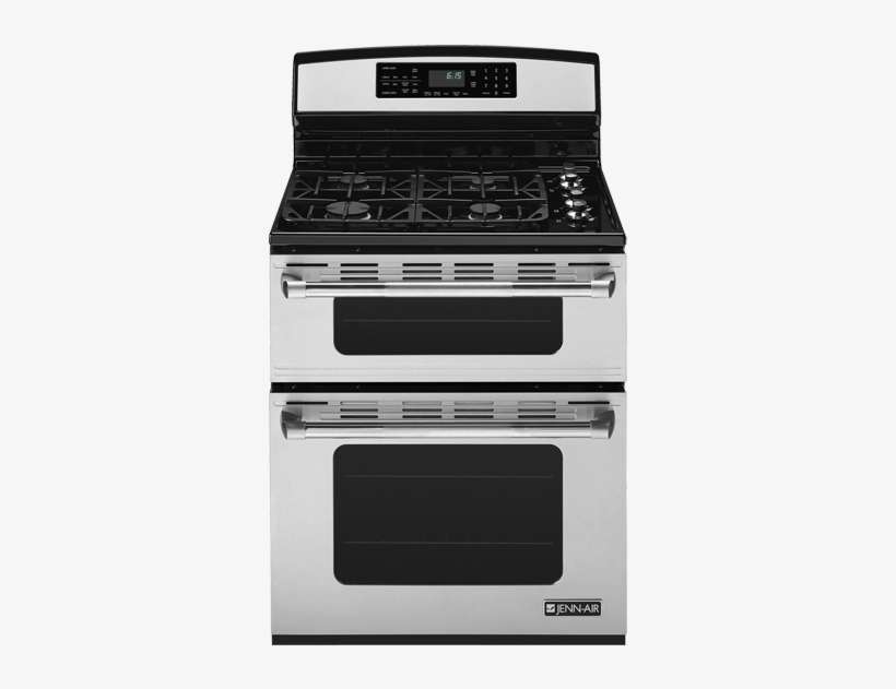 30" Freestanding Gas Double Oven Range With Convection - Jenn Air Stove Double Oven, transparent png download