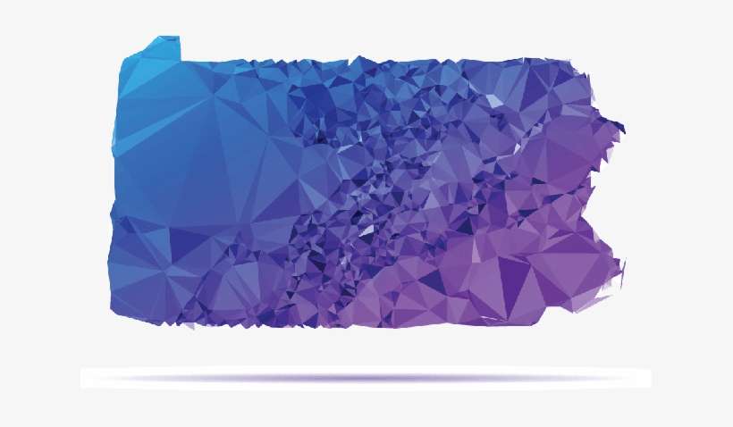 Jpg Library Blue Normal Resolution Polygonal Background - Polygon, transparent png download