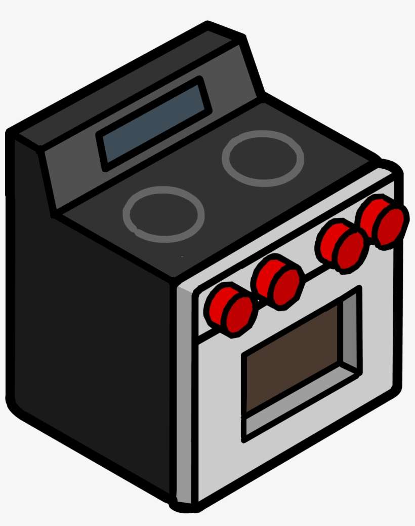 Brushed Steel Oven Icon - Club Penguin Fridge, transparent png download