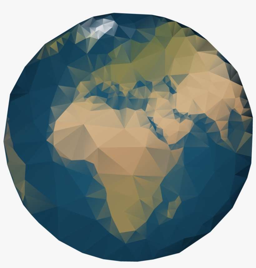 Body Earth - Earth Is A Polygon, transparent png download