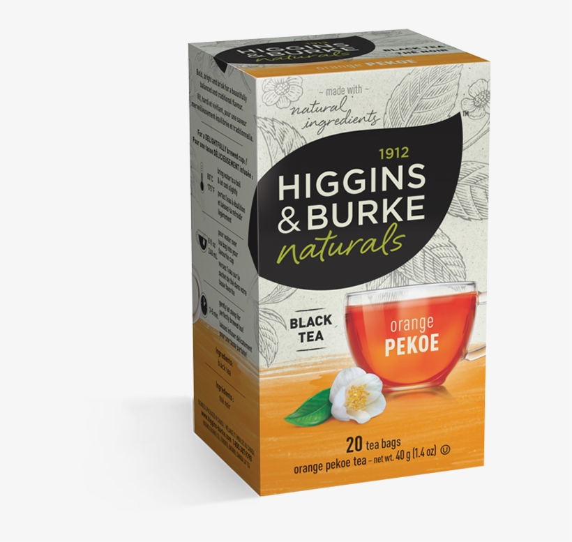 Orange Pekoe Traditional Tea Bag - Higgins & Burke Earl Grey, transparent png download