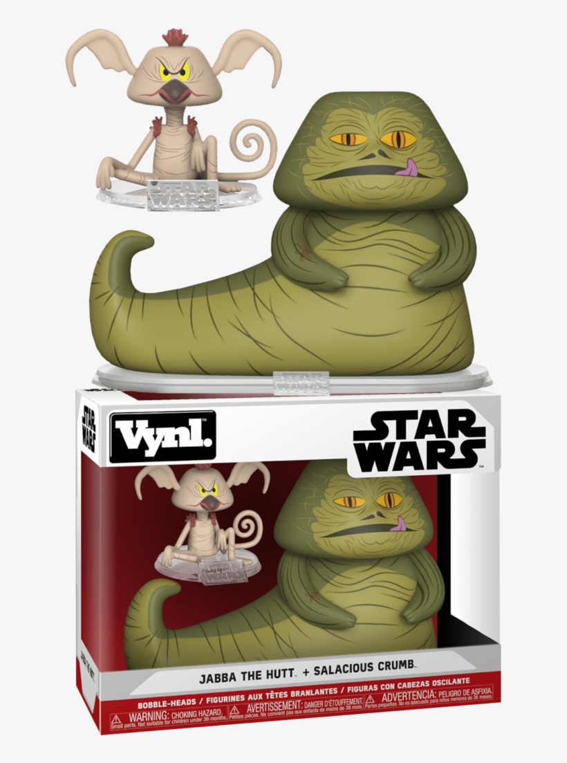 Jabba The Hutt & Salacious Crumb Vynl - Star Wars, transparent png download