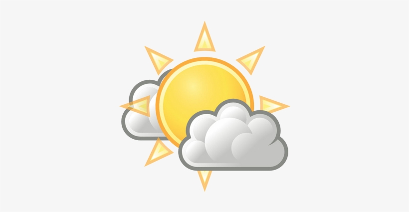 01 Partly Cloudy T9954 Transp - Sunny Cloudy, transparent png download
